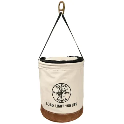 Canvas Bucket with Bucket Top, 22-Inch, Canvas Bucket is load rated 150-pounds (68 kg)