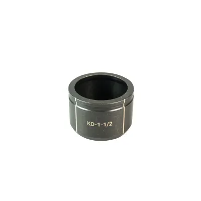 1-1/2" Conduit Size Knockout Die.  Optimized for widest range of materials and drivers.  Alignment markings for improved accuracy.  Laser markings for quick part identification.  M...