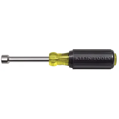 7/16-Inch Magnetic Tip Nut Driver 3-Inch Shaft, Exclusive hollow shaft design with Rare-Earth magnetic tip features unobstructed pass-through, even on long bolts