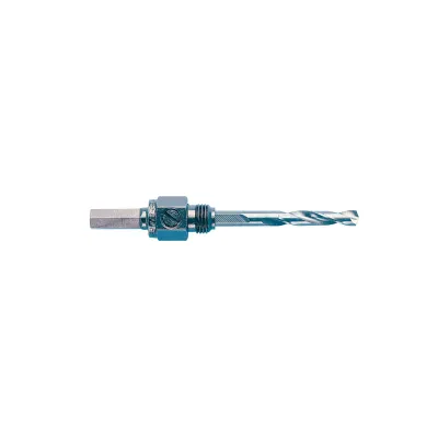 Shank Arbor with High-Speed Steel Pilot Drill Bit.  5/16" shank, 3/8" minimum chuck size.  Use with 9/16" - 1-3/16" Hole Saws.  The best arbor in the industry ensures a solid conne...