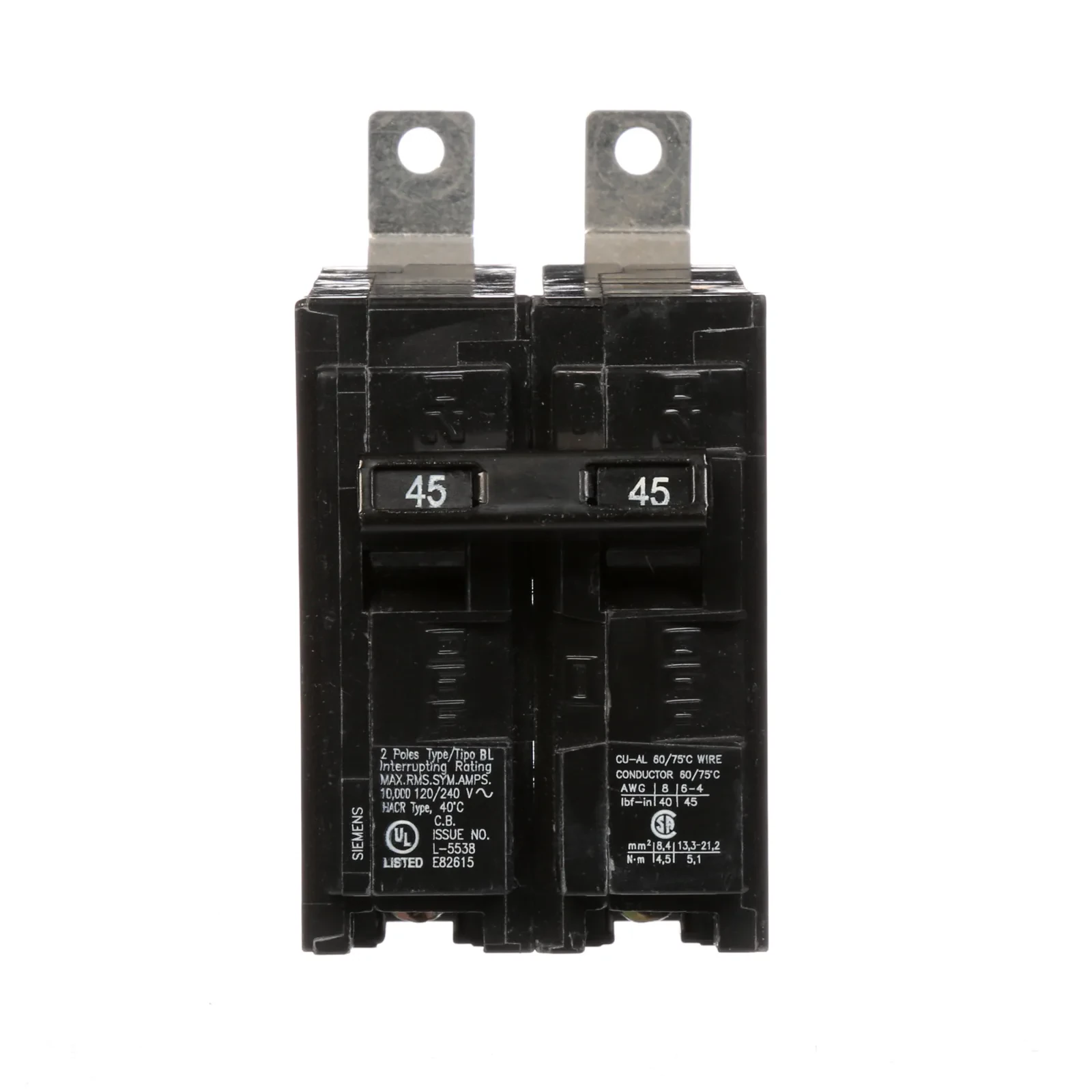 Siemens Industry, Inc. B245 Circuit Breakers product image