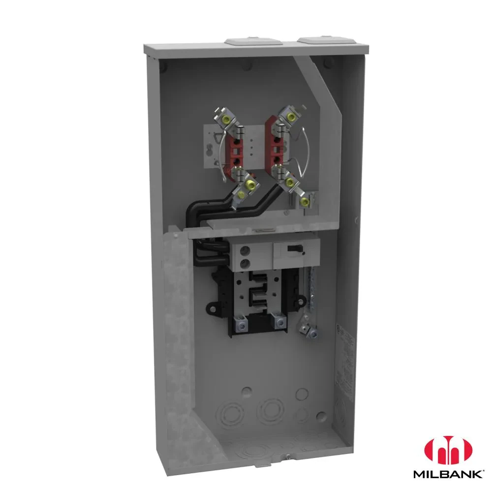 4 TERM RNGLS 2 SML CLS PLTS 1-200 AMP MN BRKR 8 BRANCH CKT HRN BYPS