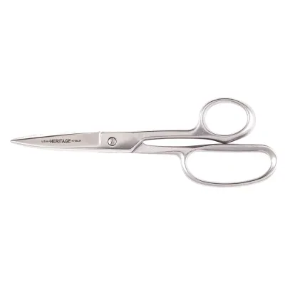 Straight Stainless Trimmer w/Large Ring, 9-Inch, Scissors made with hot forged precision ground stainless steel