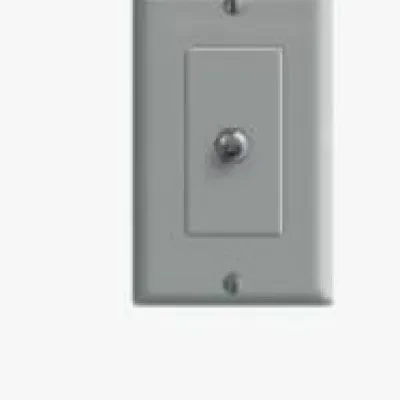 Decora Insert, F Connector, Grey