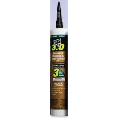 DAP ®  3.0 Advanced Blacktop & Roof Sealant Black, 9 oz Tube