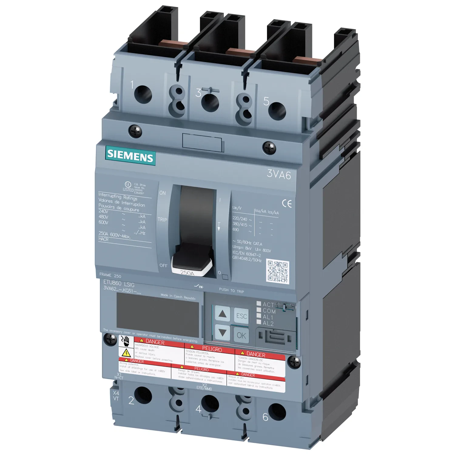 Siemens Industry, Inc. 3VA6210-7KQ31-0AA0 Circuit Breakers product image