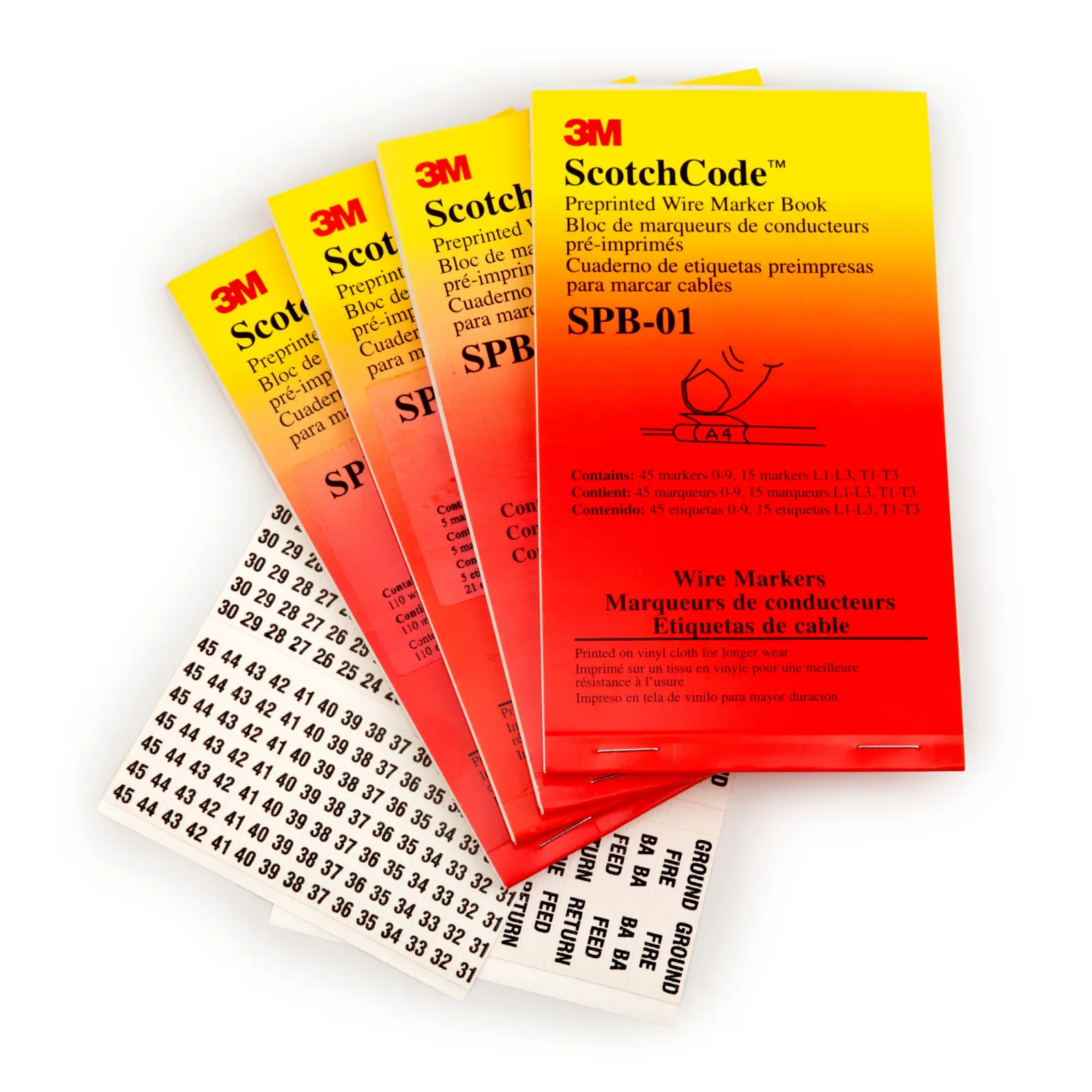 3M SPB-09 Wire Marker Book product image