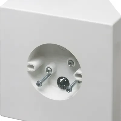 Fan and fixture mounting box for new construction. Fits cathedral ceilings up to 80 degrees or larger. 70lb, 200lb fixture. Paintable textured finish. 14.5 cu. 8" square mounting s...