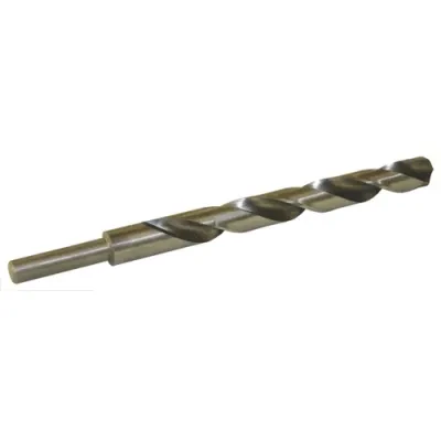 High-Speed Steel Twist Drill, Bright finish, 3/8 in. fractional size, 4 in. overall length, 118 DEG tip angle