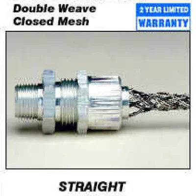 1-1/2-Inch, Straight, Male, Aluminum Body, Deluxe Cord Sealing Strain-Relief, 1.125, 1.250 Cord Range