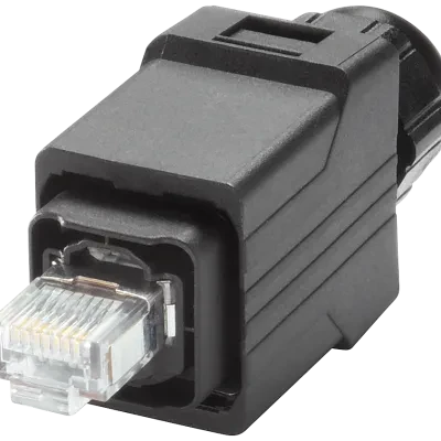SIMATIC NET, IE RJ45 PLUG PRO, PUSH PULL IP65 PLUG FOR ON-SITE MOUNTING TO TP CABLES 2X2 (PACKAGING UNIT1 DUPLEX- CONNECTOR)