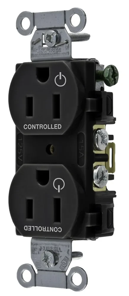 Bryant Electric CBRS15C2BLK Electrical Receptacles product image