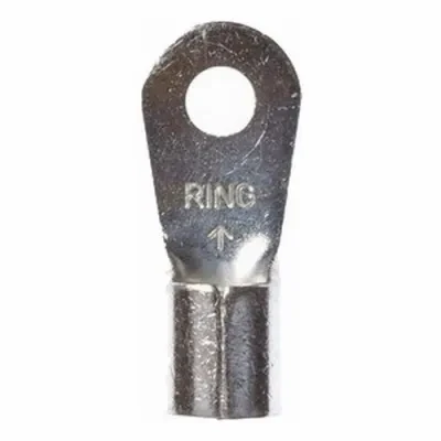 3M™ Scotchlok™ Small Ring Tongue Terminal ensures an ideal fit while offering reliable and safe performance. The non-insulated, brazed-seam barrel has a beveled mouth that guides t...