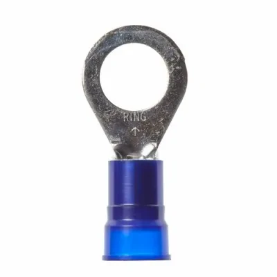 3M™ Scotchlok™ Color-Coded Small Ring Tongue Terminal ensures an ideal fit while offering reliable and safe performance. The terminal has a nylon-insulated, brazed-seam barrel and...