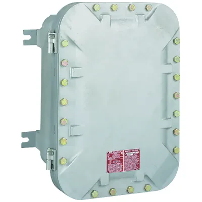 EXB SERIES - ALUMINUM JUNCTION BOX AND ENCLOSURE - MAXIMUM HUB SIZE 5INCH - MAXIMUM NUMBER OF OPERATORS 36 (9 X 4) - ENCLOSURE SIZE 12 INCHESX 24 INCHES X 8 INCHES
