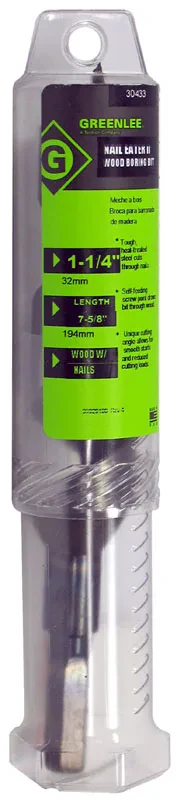 Nail Eater® Extreme 1-1/4" hole diameter.  Improved cutting edge provides 30 percent longer life span.  Patented new design for improved cutting and cleaner holes.  Self-feeding sc...