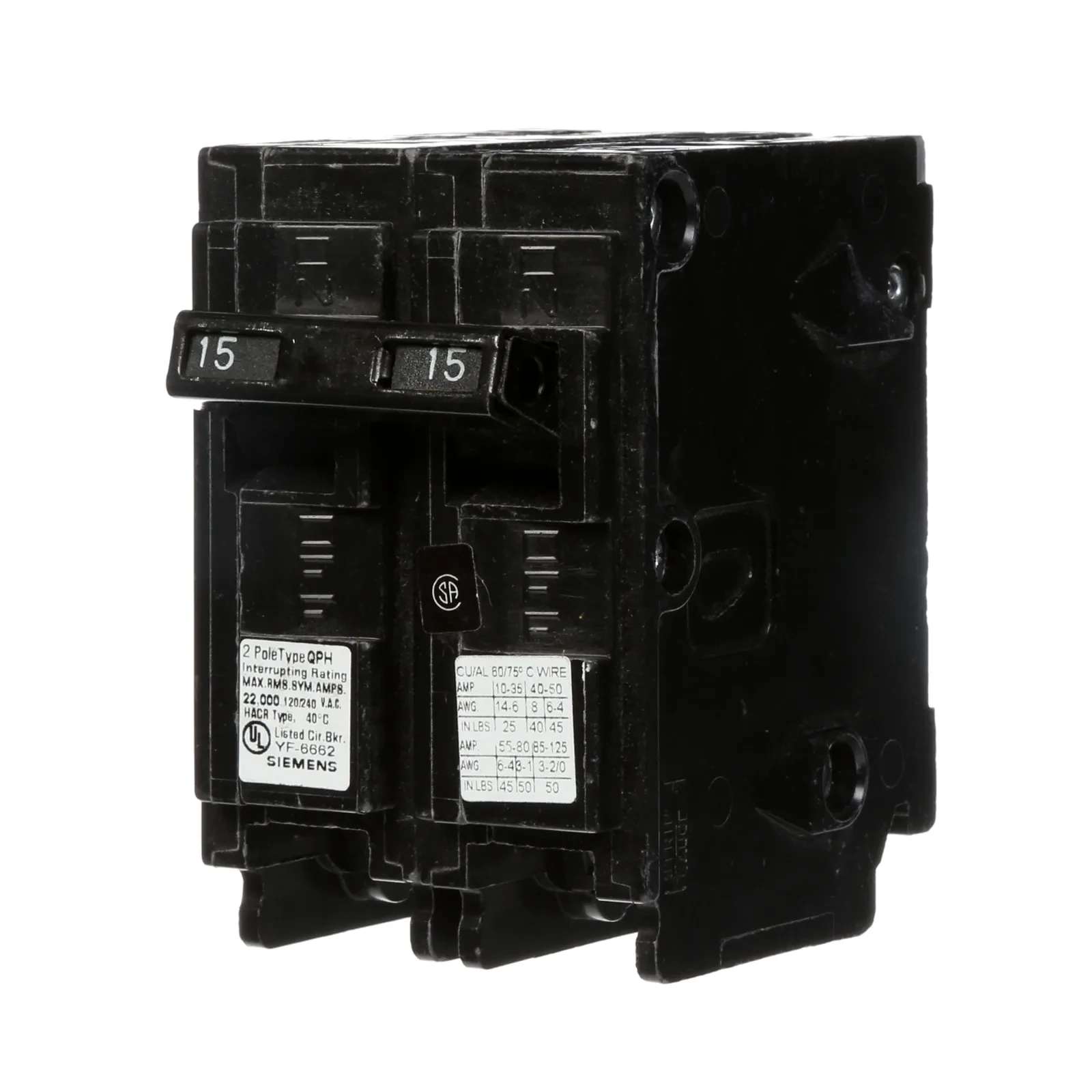 Siemens Industry, Inc. Q215 Circuit Breakers product image
