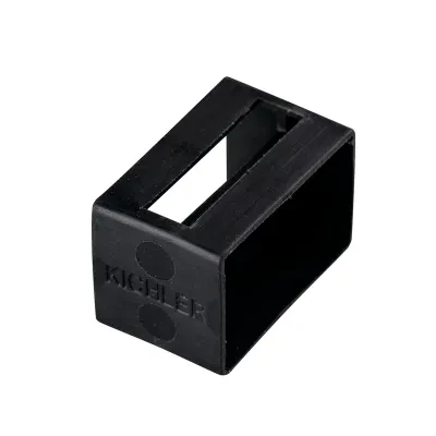 Cap off the U channel track for LED tape lighting with this endcap in black.