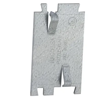 Cable Protector Plates - For Wood Studs, PUZZLE-PLATE®/Gangable 2-3/4 IN 100PK