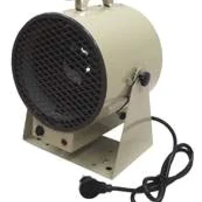 Bulldog Fan Forced Portable Unit Heater, Maximum Operating Temperature- 85 (Thermostat) DEG F 1 PH, 4000/3000 WTT, 240/208 V, Wall Mounting/Floor/Ceiling, Steel Housing Material, D...