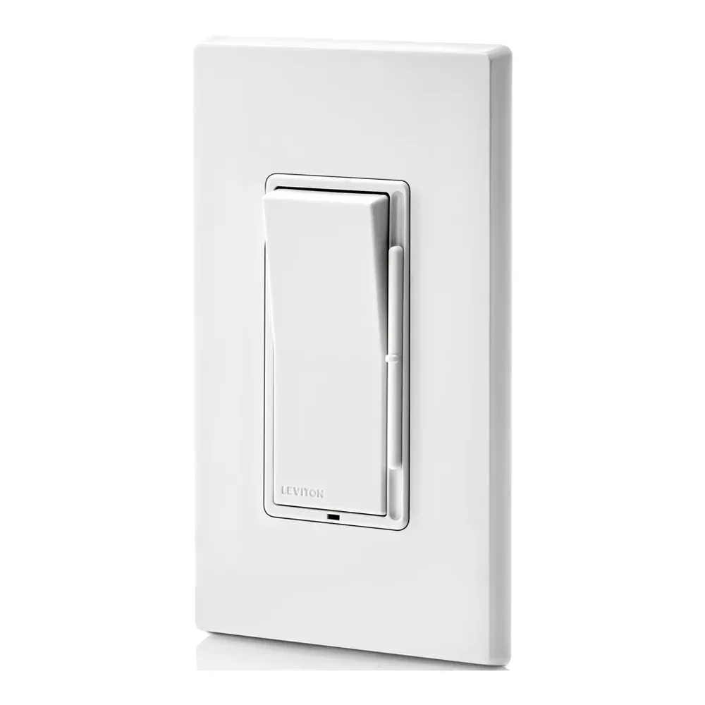 Universal Decora Dimmable LED. CFL and Incandescent Rocker-Slide Dimmer. 600W-120VAC Incandescent. 300W-120VAC Dimmable LED and CFL. 60Hz. Single Pole and 3-Way - White. Ivory And...