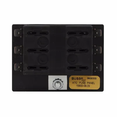 Fuse Panel, 30A, Black, Blade fuse panel, 32V, Thermoplastic