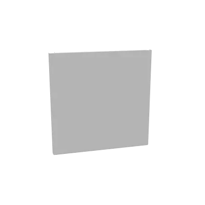 Wireway End Type 1 12x12 Screw Cover ANSI 61 Gray No Knockouts