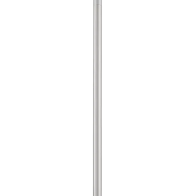 Bransel 1-Light Mini Pendant Fixture - Brushed Nickel Finish with Clear Seeded Glass