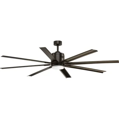 Beautiful and expansive in design, the 72 inch Vast ceiling fan is ideal for use in large areas and outdoor covered areas for maximum cooling. A white opal shade complements an Ant...