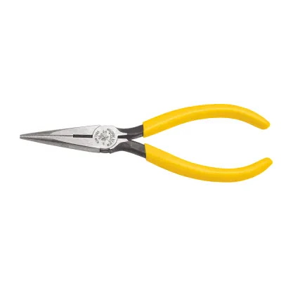 Pliers, Needle Nose Side-Cutters, 6-Inch, Needle Nose Pliers with induction hardened cutting knives for long life