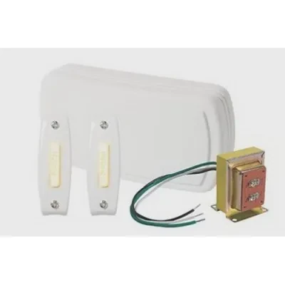 Chime, 2 Lighted Pushbutton, 1 Standard Transformer