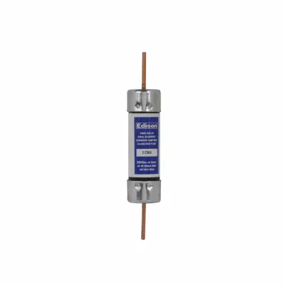 Eaton Edison ECNR fuse, Superior overload and cycling capabilities, 250 Vac, 125 Vdc, 90A, 200 kAIC, Non Indicating, Time delay, Current-limiting, Blade end X blade end, Class RK5