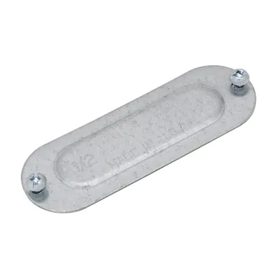 MADISON, 3/4 STEEL COVER CONDUIT COVER - STEEL 3/4" COVER FOR MALLEABLE CONDUIT BODIES USE WITH STEEL OR MALLEABLE IRON CONDUIT BODIES