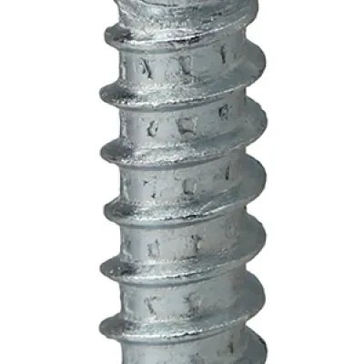 Hex Head Lag Screw, Steel material, 1/4 x 2 in. Size, Zinc Plated Finish, 7/16 in. head size