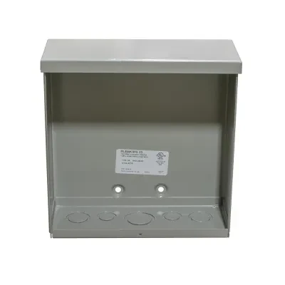 12x6x12 Screw Cover Type 3R UL Listed Steel Knockouts ANSI 61 Gray Quad D Knockout for Lock Emboss Mounting Hole in Back