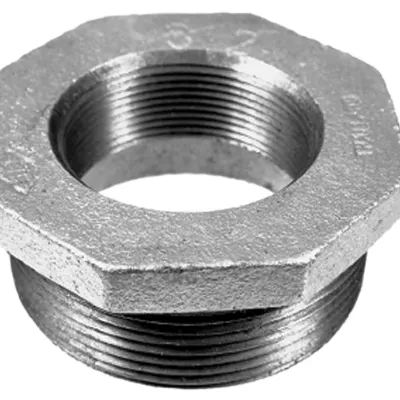 2-1/2" x 1-1/4" Malleable Iron, Reducing Bushings