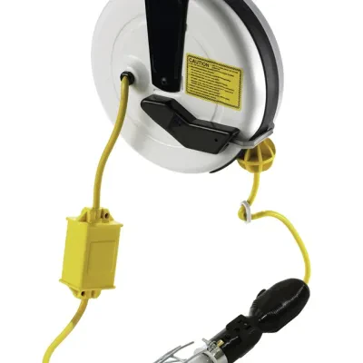 Commercial Cord Reel, 25', With Incandescent Lamp, Auto Switch