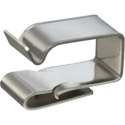Snap on wire clip, stainless steel. Designed to hold cable cords firmly in place. Ideal for solar panel installations.