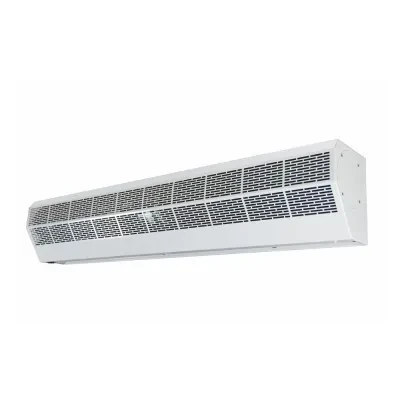 Air Curtain, Air Volume- 2119 (HIGH) CFM, 1648 (LOW) CFM, Air Velocity- 2560 (HIGH) FPM, 1968 (LOW) FPM, Height- 10-1/4 IN, Motor Power- 400 WTT, Metal Housing, Width- 8-3/4 IN, De...