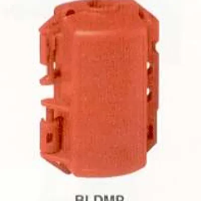Straight Blade Devices, Plugbox Devices, Accessories, Red polypropylene Small Lockout Device, Red