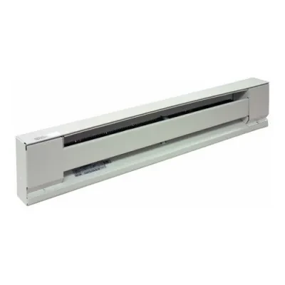 Electric Baseboard - Stainless Steel Element Convection Heater, 240/208 V, 1 PH, 1.6/1.4 AMP, Steel Housing Material, Wall Mounting, Dimensions- 24 Length X 2-1/2 Depth X 6 Height...