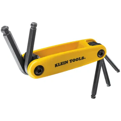Grip-It® Ball End Hex Set, 5-Key, SAE Sizes, Handy hex key sets fit your pocket or tool box easily and help eliminate the lost-key problem