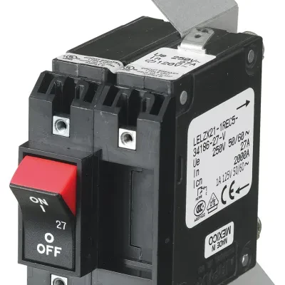 Power Protection Product, GFCI Circuit Breakers, Industrial, ThreePole,27A 120/240V AC, GFCI Circuit Breaker Sensing Modules, 4-6 mA TripLevel , Black.