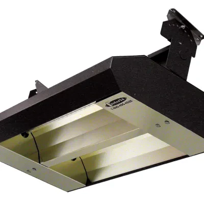 Electric Infrared Heater, Fostoria, 7.3 KW, 480 V, 1 PH, Galvanized Steel Housing, Mul-T-Mount, Dimensions- 46 Length X 15 Width X 10-7/8 Height IN, BTU Rating- 24915, TH Series, 6...