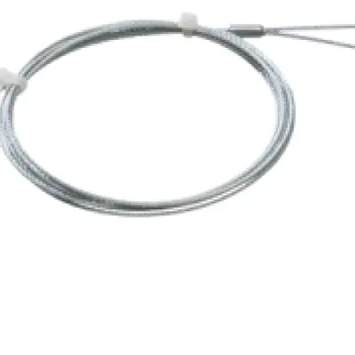 Galvanized braided support wire Y kit with hooks, 2 pack. 10ft length. Holds up to 75lbs. .080 wire