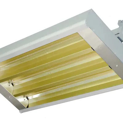 Electric Infrared Heater, 3.2KW, 480V, Dimensions- 24 Length x 15 Width x 11 Height IN, 1 PH, Aluminum Housing, Mul-T-Mount, BTU Rating- 10922, THA Series, 60° Asymmetric