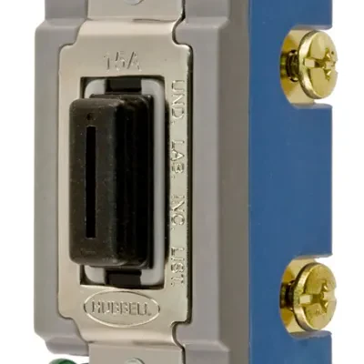 Switches and Lighting Controls, Locking Industrial Grade, Toggle Switches, General Purpose AC, Double Pole, 15A 120/277V AC, Back and Side Wired, Black Nylon Key Guide, Packed with...