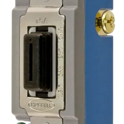 Switches and Lighting Controls, Locking Industrial Grade, Toggle Switches, General Purpose AC, Momentary Single Pole-Double Throw Center Off, 15A 120/277V AC, Back and Side Wired,