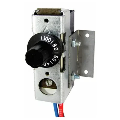 Thermostat, Heat/Cool, Bi-Metal, 22 AMP, 120 TO 277 VAC, Temperature Rating- 0 TO 110 DEG F, Leads Connection, SPDT Contact Configuration