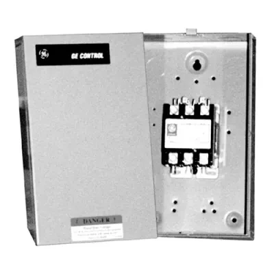 Contactor Enclosure, Contactor, Length- 5 IN, FEC Series, 600 V, Width- 6 IN, Height- 10 IN, 60 AMP, Coil Voltage- 120 V. For Use With Electric Infrared Heating Controls